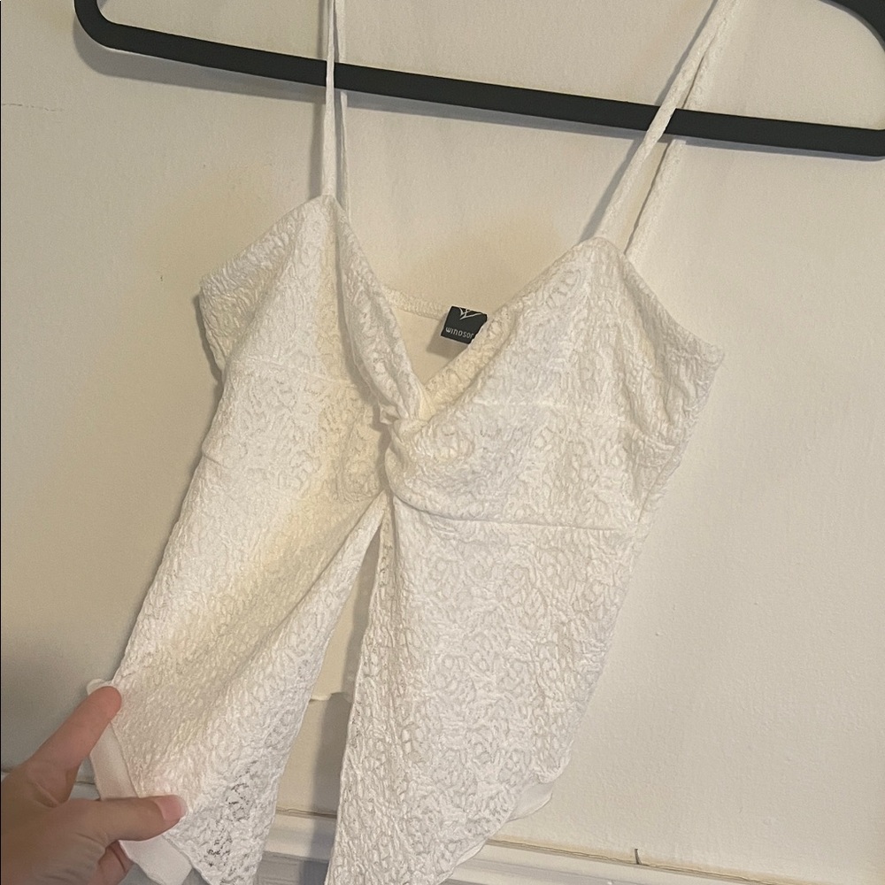 Windsor White Lace Camisole Top